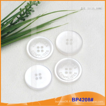 Bouton en polyester / bouton en plastique / bouton en résine pour le manteau BP4208